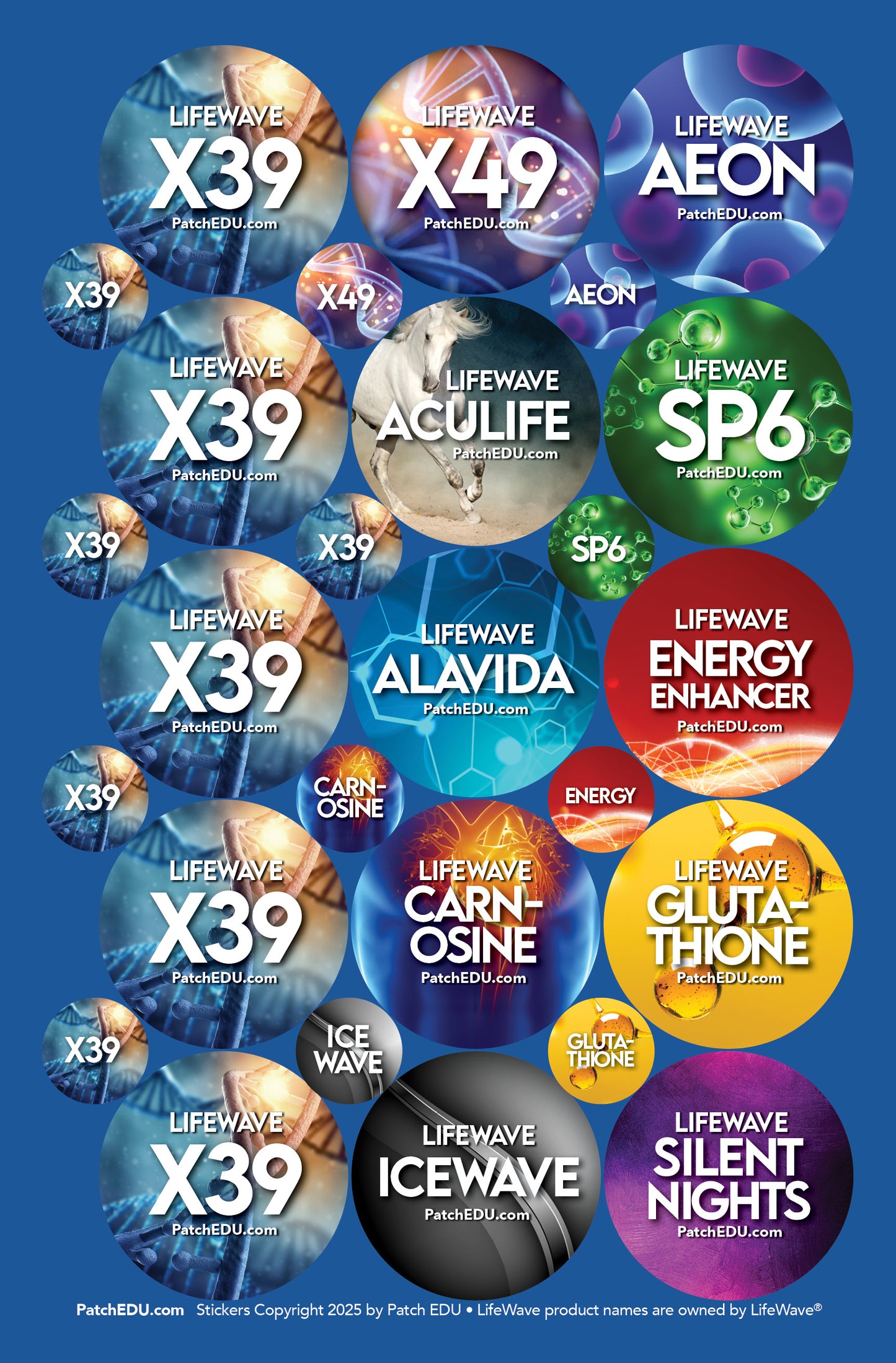 2-Pack Sticker Label Sheets